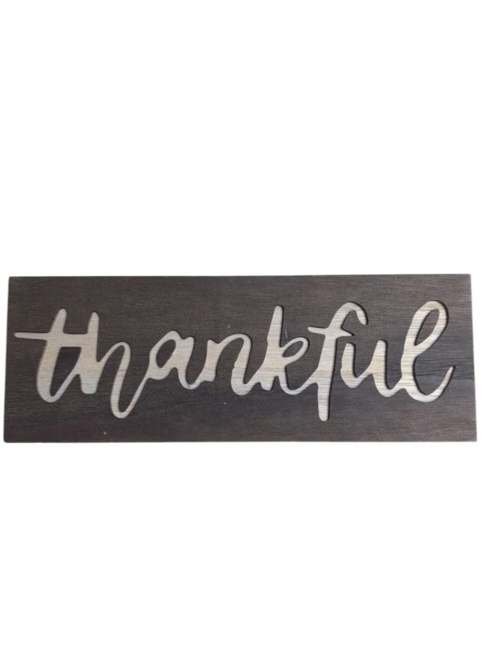 Wooden Thankful Wall Hanging